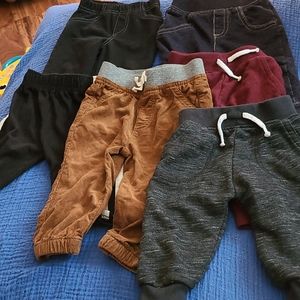 Bundle of 6-9 month pants